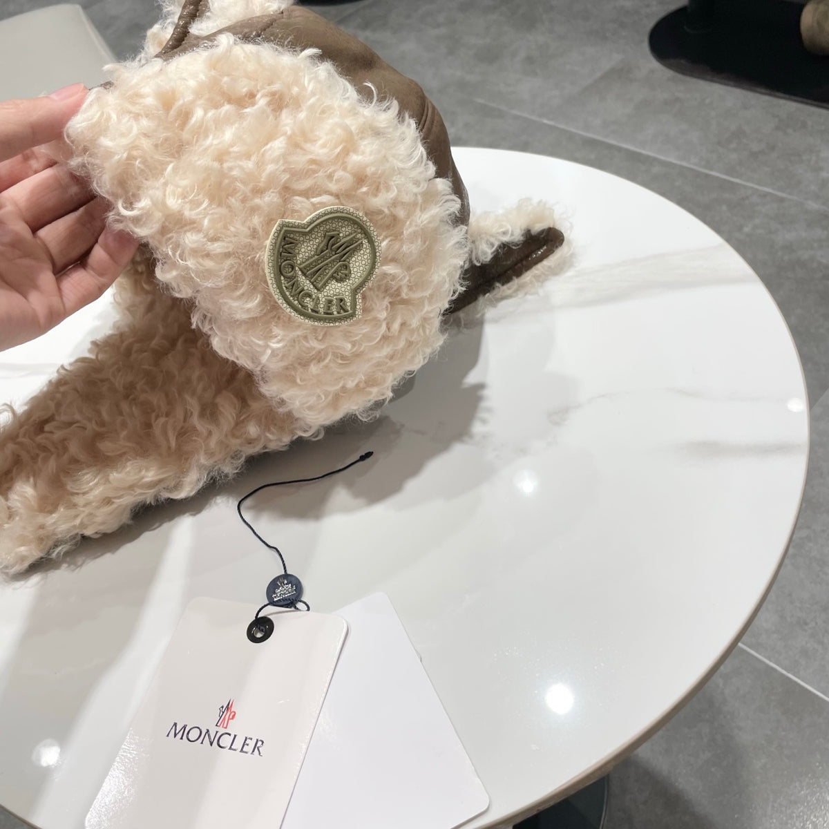 Moncler Plush Hat - image 3