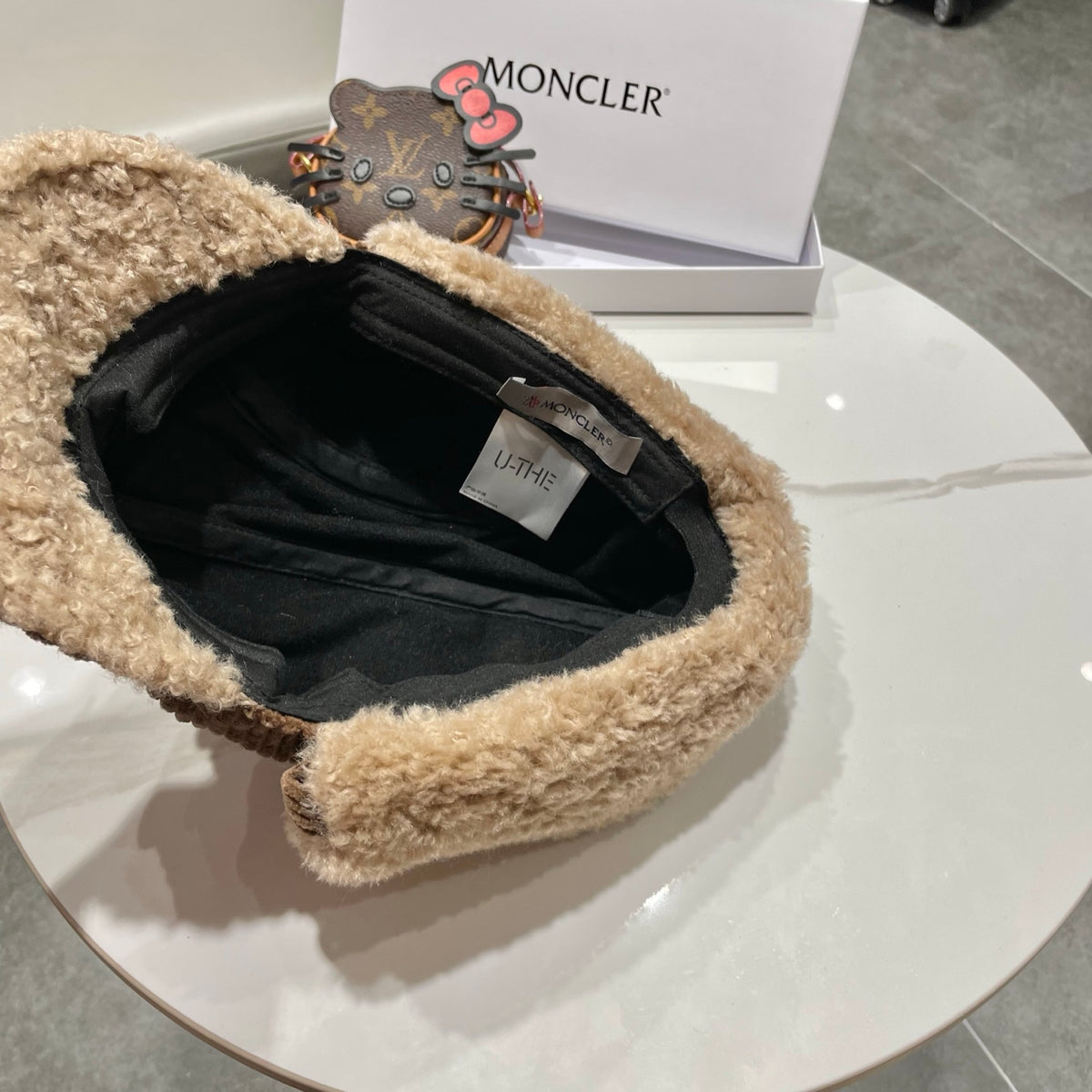 Prada Corduroy Earflap Hat - image 9