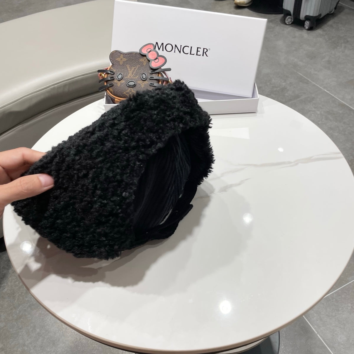 Prada Corduroy Earflap Hat - image 9