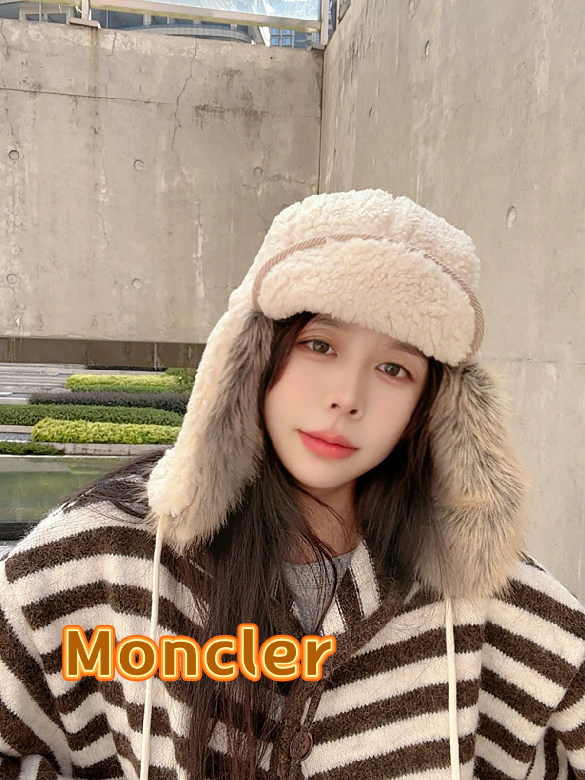 Chanel Plush Earflap Hat - image 1
