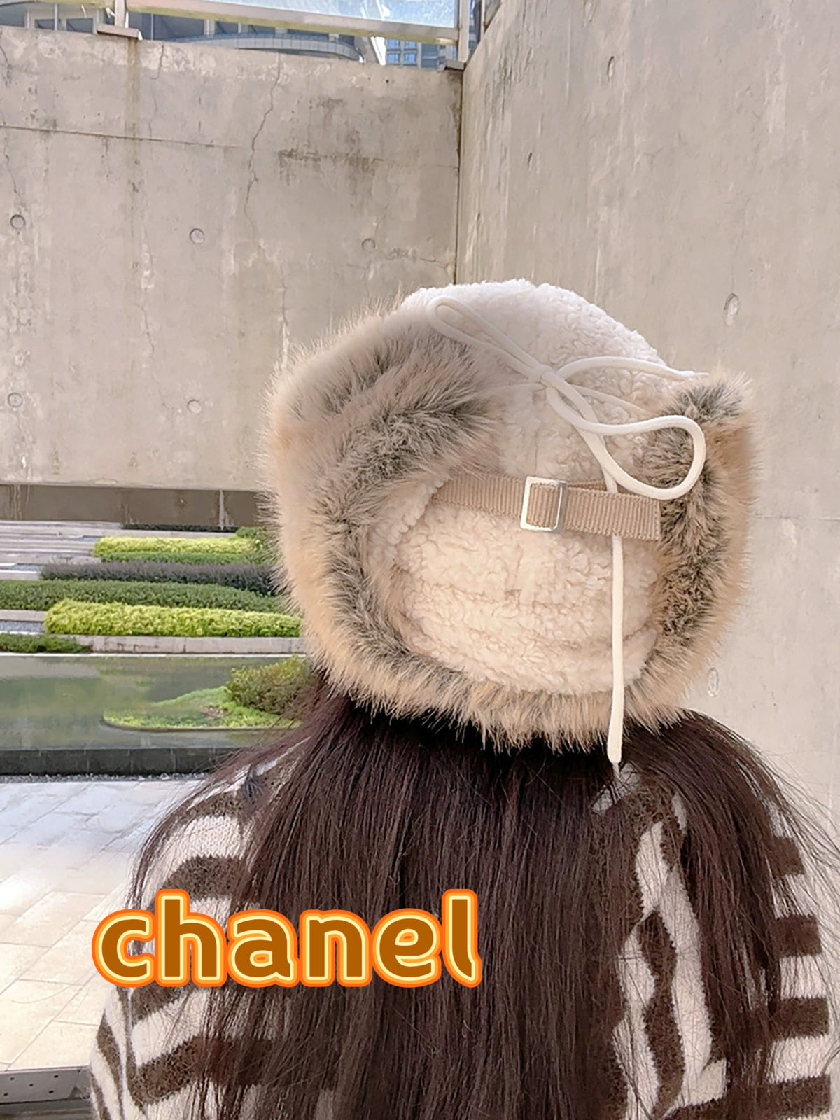 Chanel Plush Earflap Hat - image 2