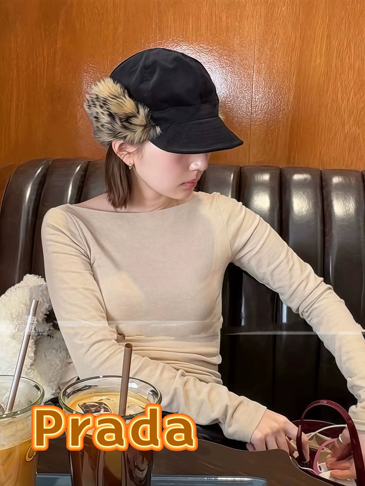 Prada Plush Baseball Cap - image 1