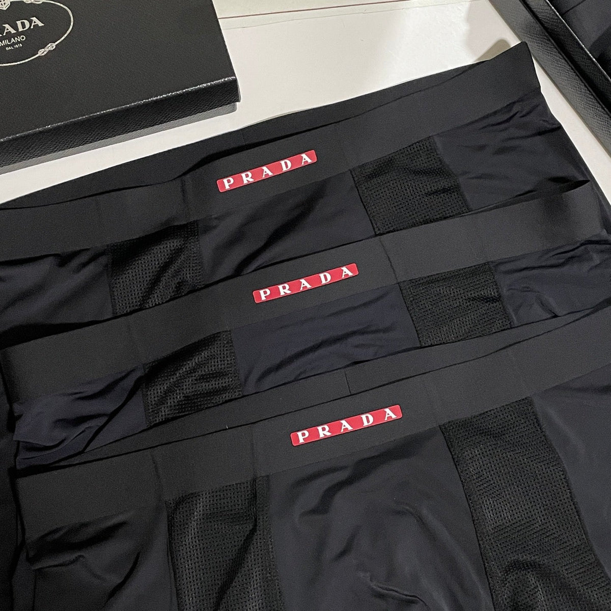 Prada Men's Boxer Briefs - 3-Piece Box