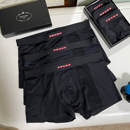 Prada Men's Boxer Briefs - 3-Piece Box
