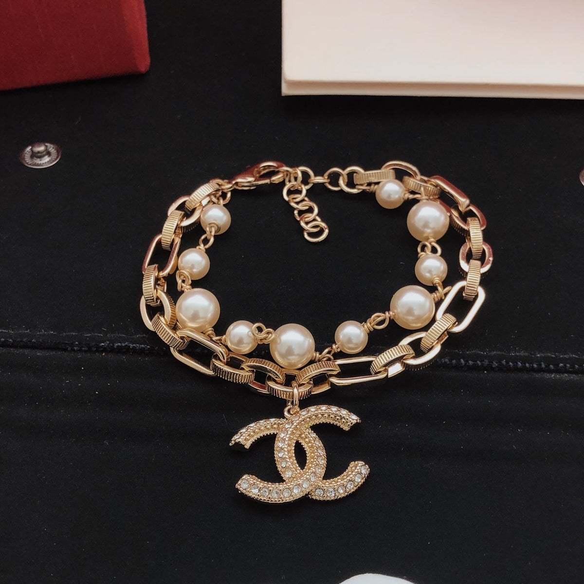 Martin Graham bracelet in polished metal-tone – main product view