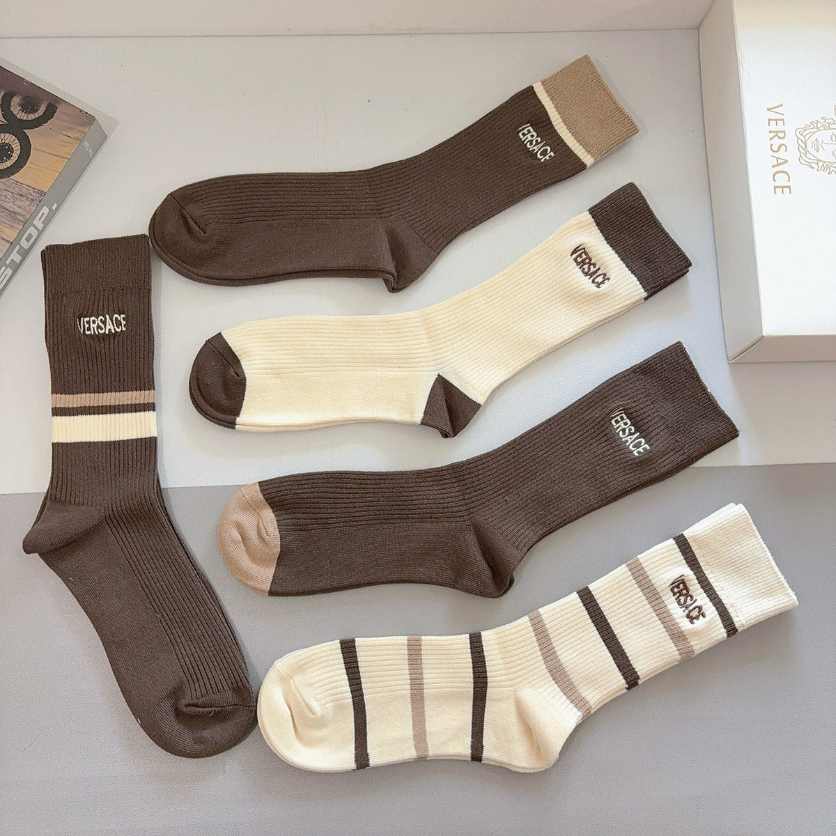 Versace Crew Socks