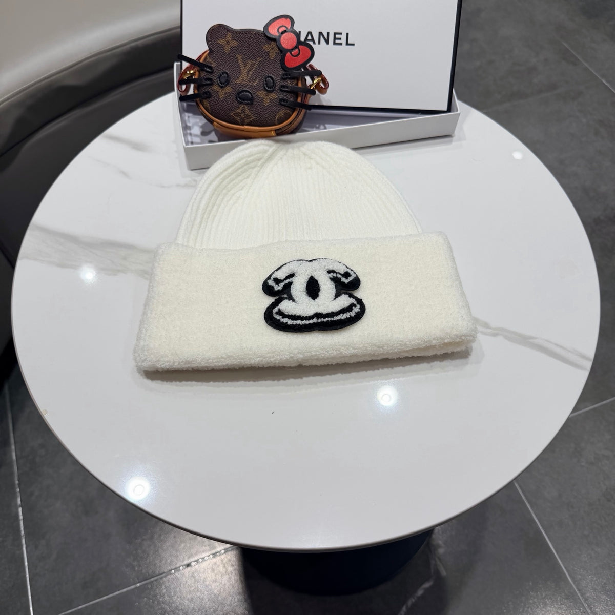 Chanel Knit Beanie - image 1