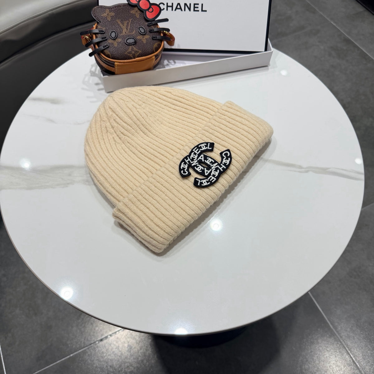 Chanel Knit Beanie - image 3
