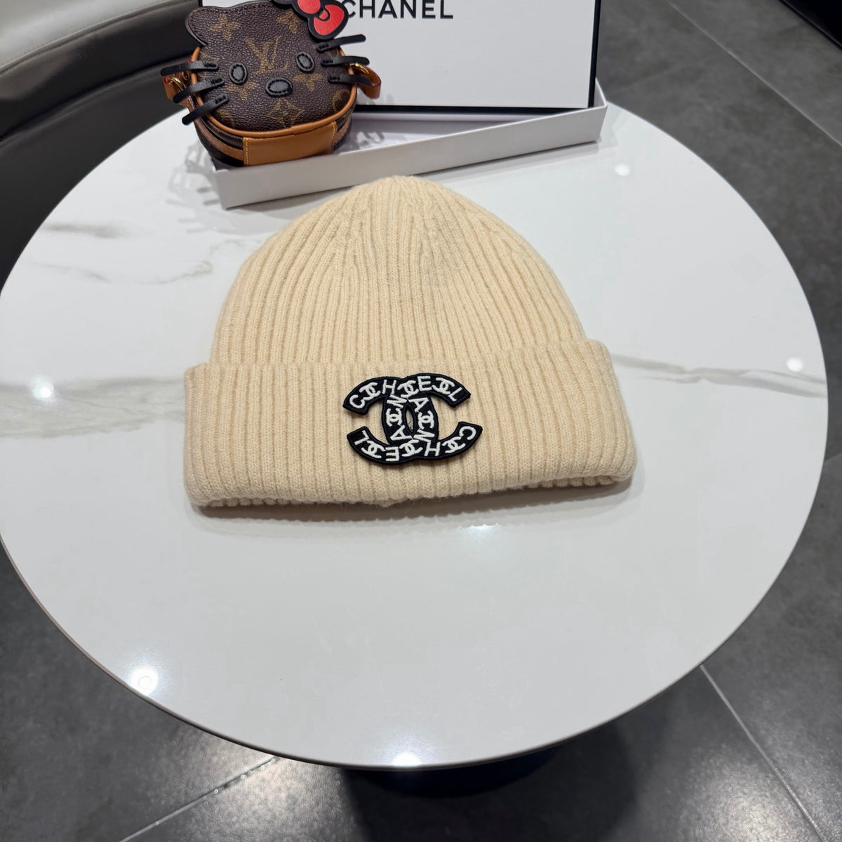 Chanel Knit Beanie - image 1