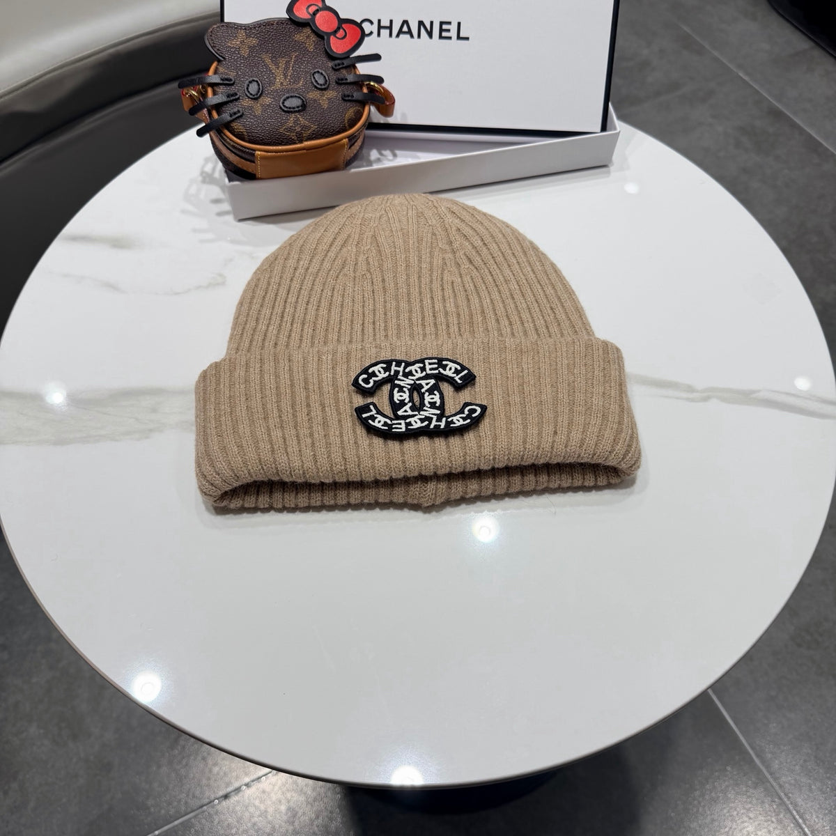 Chanel Knit Beanie - image 1