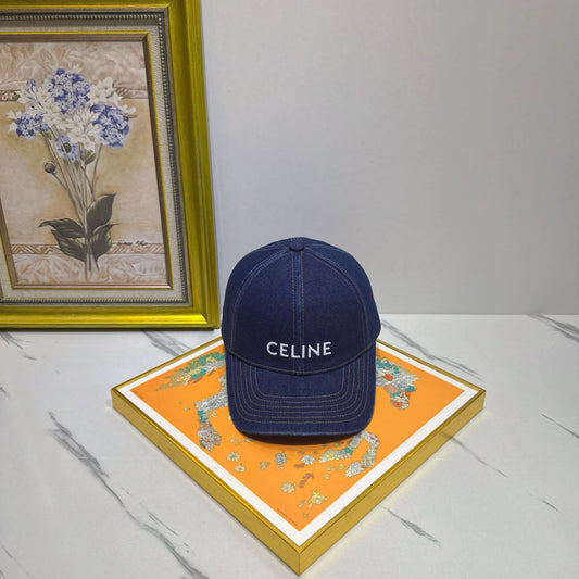 Celine Denim Baseball Cap - image 1