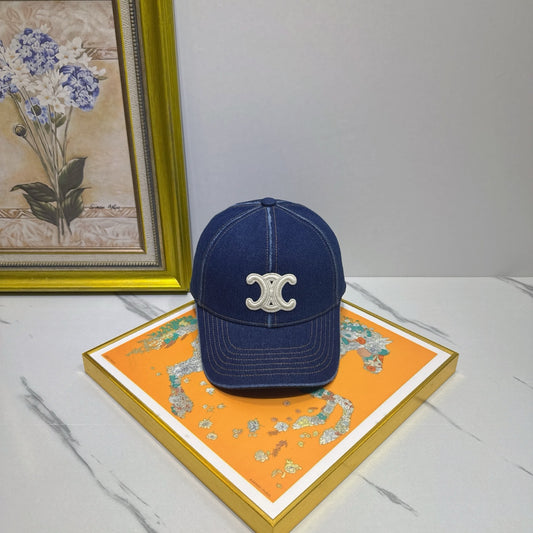 Celine Denim Baseball Cap - image 1