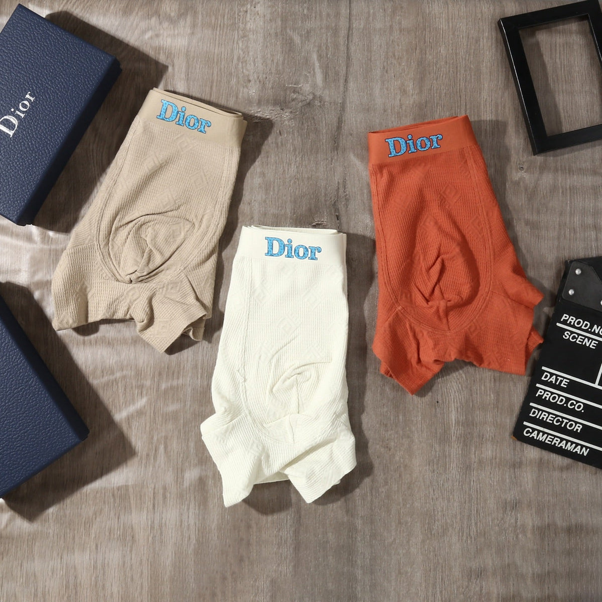 Dior Cotton-Blend Jacquard Men's Underwear - 3-Piece Box