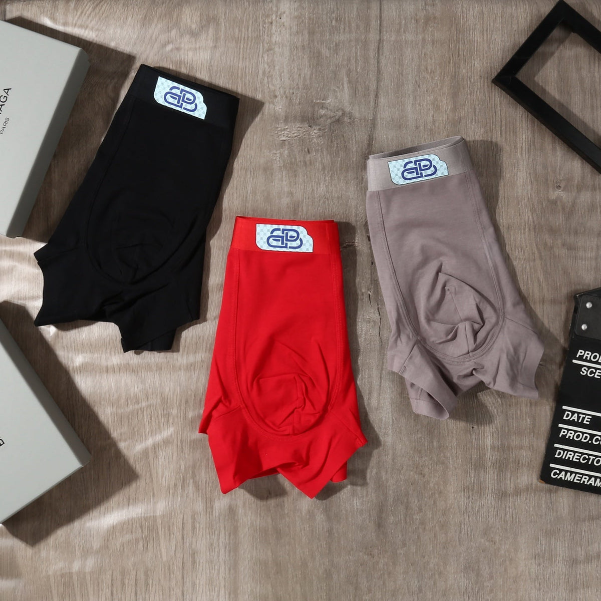 Balenciaga Men's Boxer Briefs - 3-Piece Box