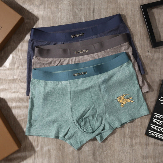 Burberry Men's Boxer Briefs - 3-Piece Box