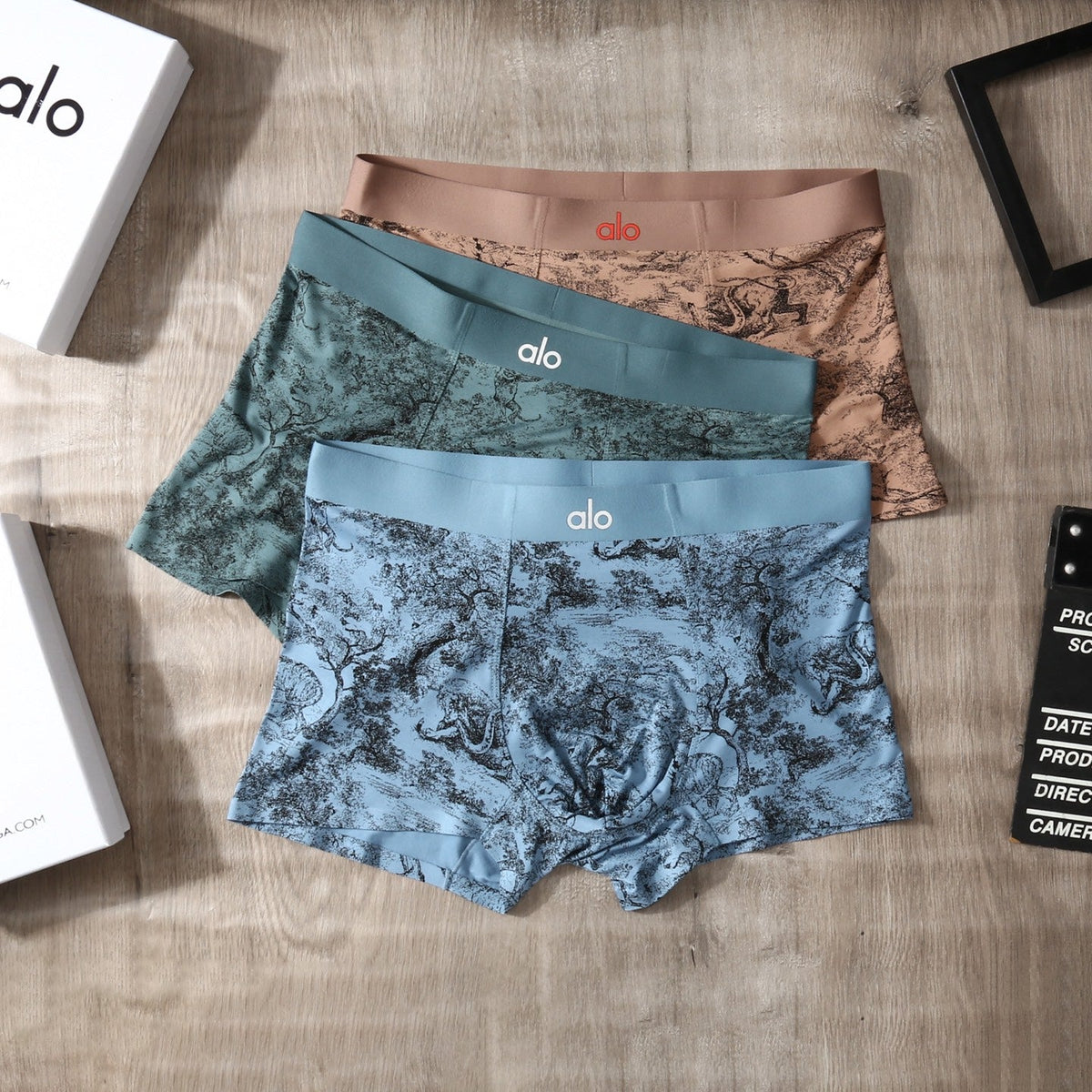 Alo Modal Men's Boxer Briefs - 3-Piece Box