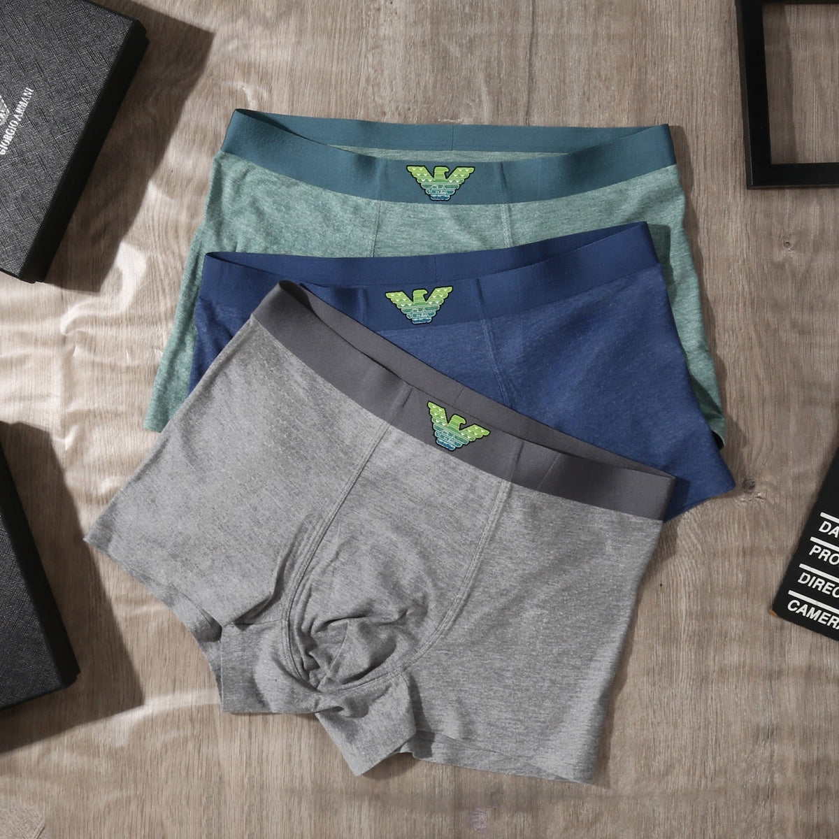 Armani Men's Boxer Briefs - 3-Piece Box