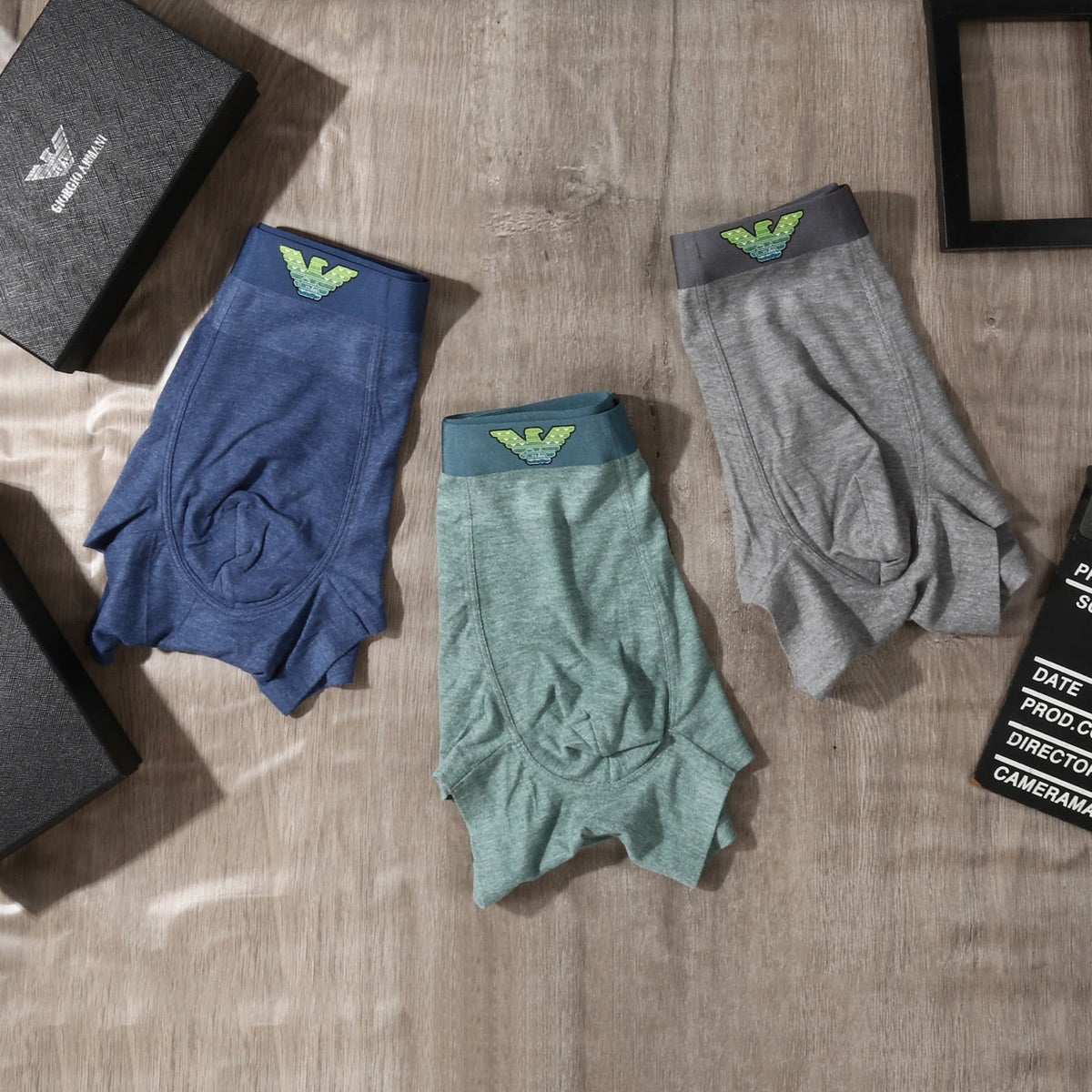 Armani Men's Boxer Briefs - 3-Piece Box