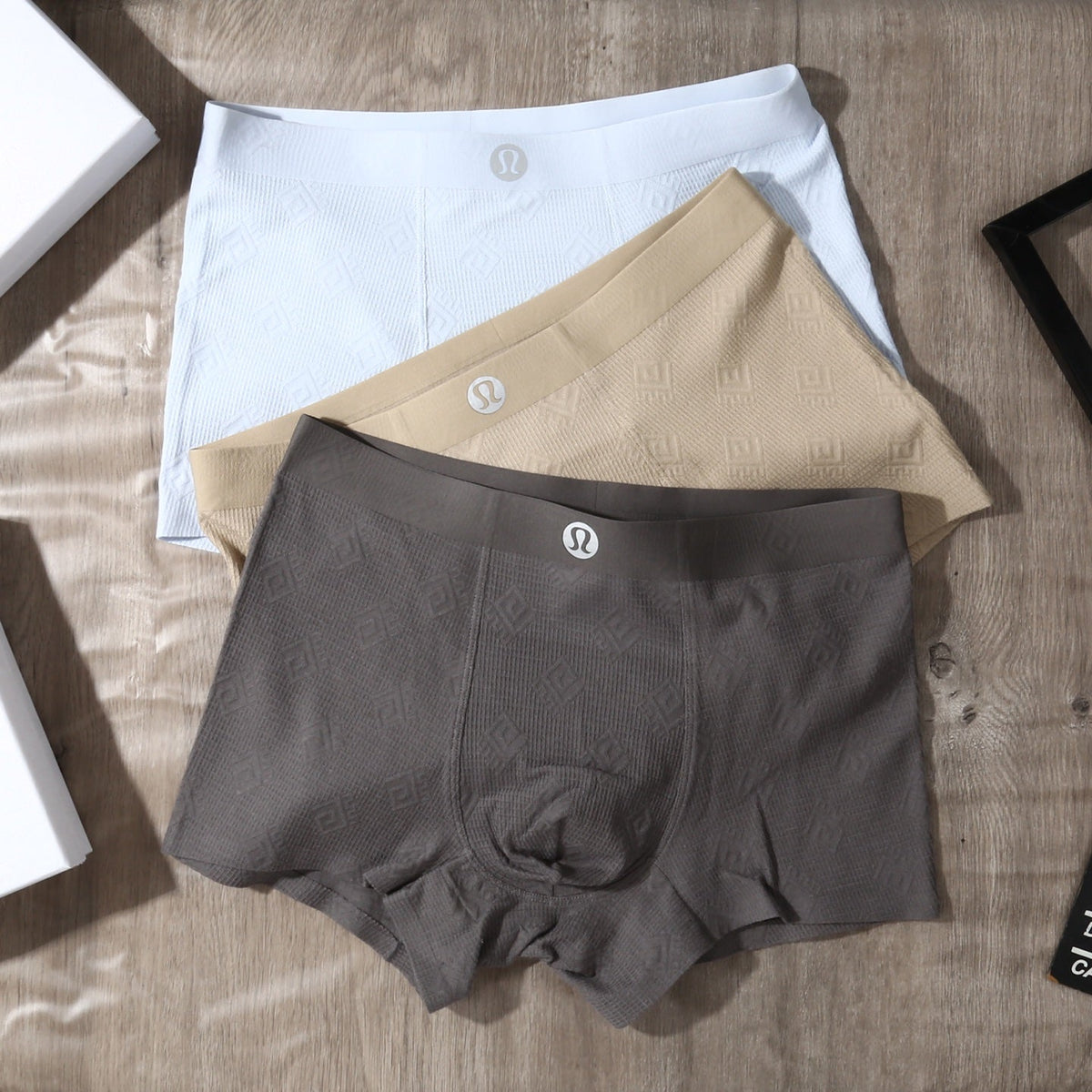Lululemon Cotton Men's Boxer Briefs - 3-Piece Box