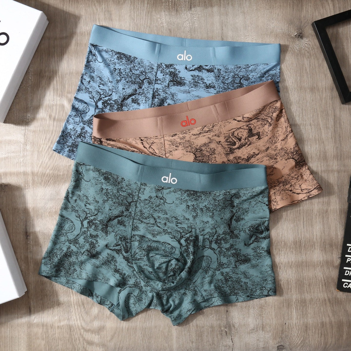 Alo Modal Men's Boxer Briefs - 3-Piece Box