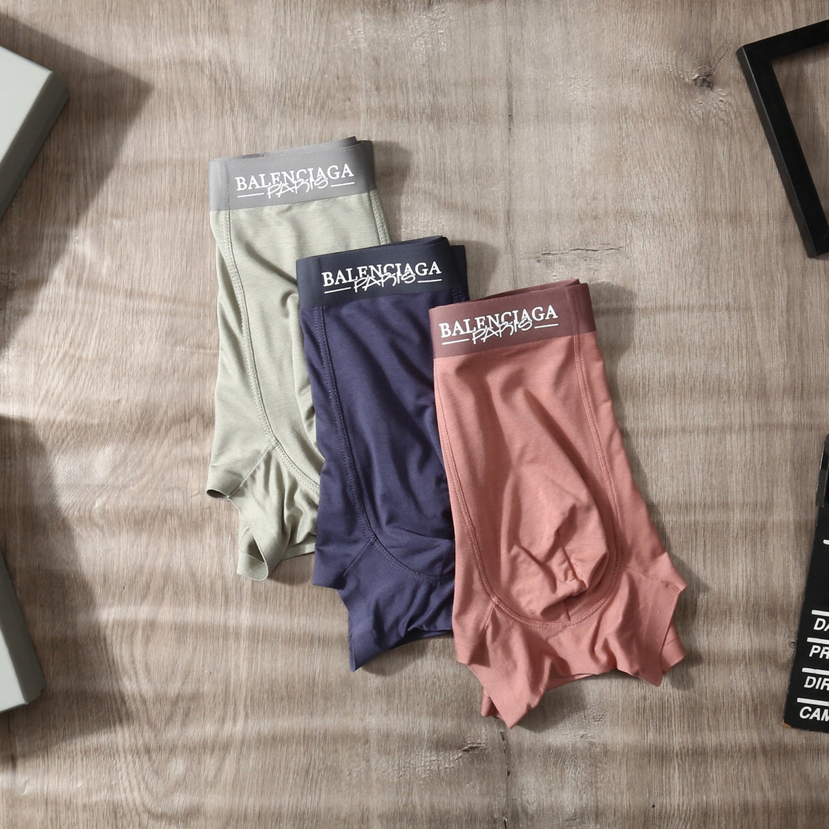 Balenciaga Modal Men's Boxer Briefs - 3-Piece Box