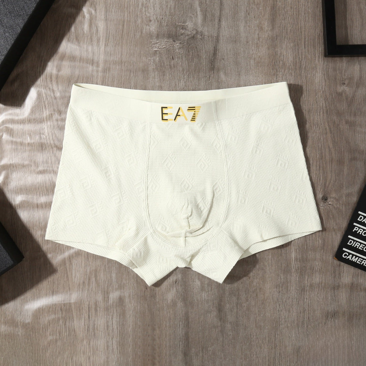 Armani EA7 Cotton-Stretch Men's Underwear - 3-Piece Box