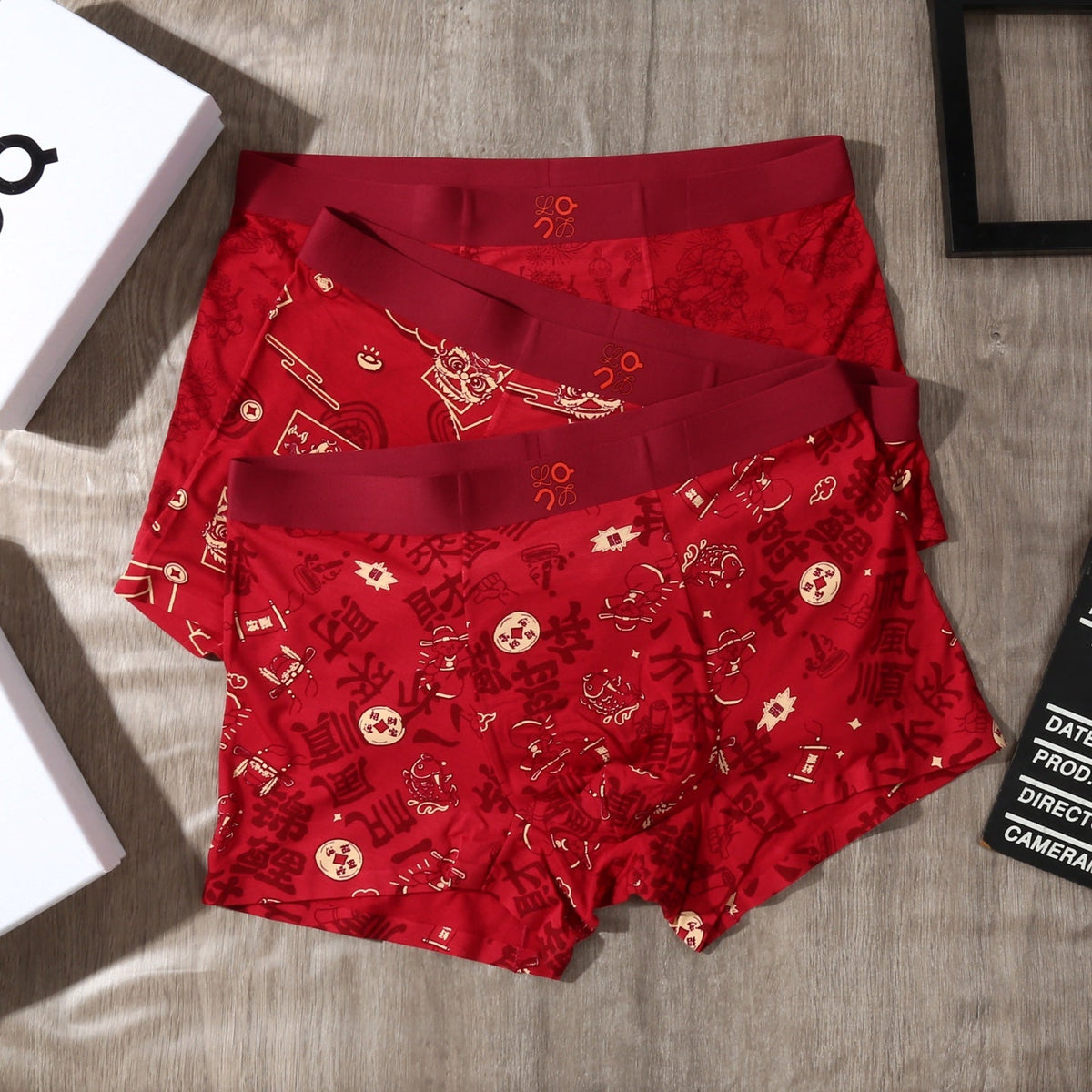 On Modal Men's Boxer Briefs - 3-Piece Box