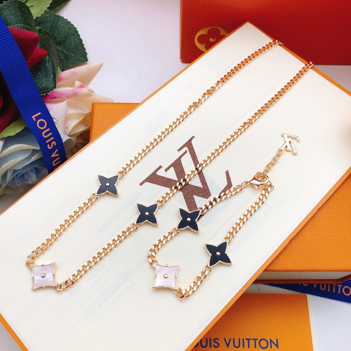 Martin Graham pendant necklace in polished metal-tone – styled product view