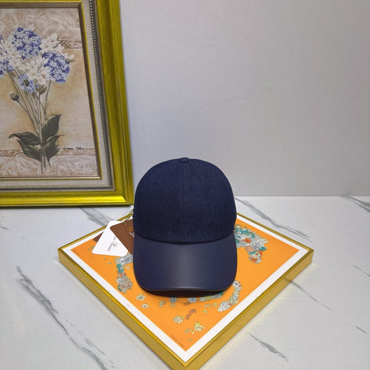 Loro Piana Denim Baseball Cap - image 1