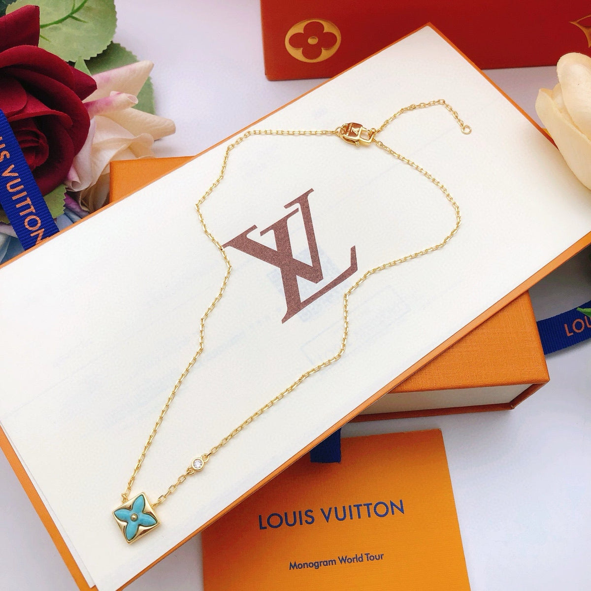 Martin Graham pendant necklace in polished metal-tone – main product view