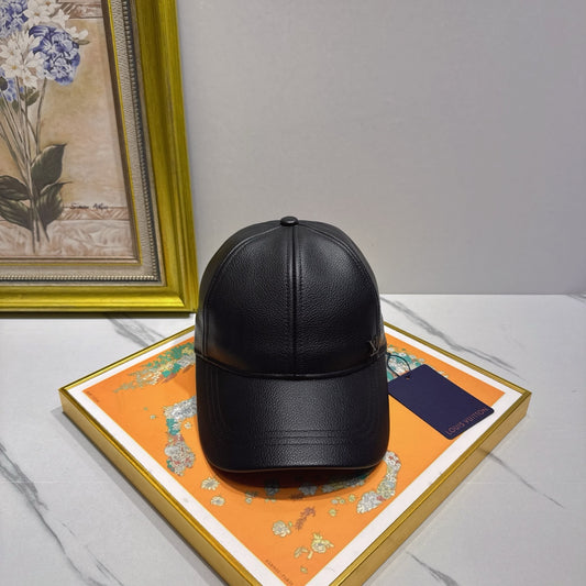 Louis Vuitton Leather Baseball Cap - image 1