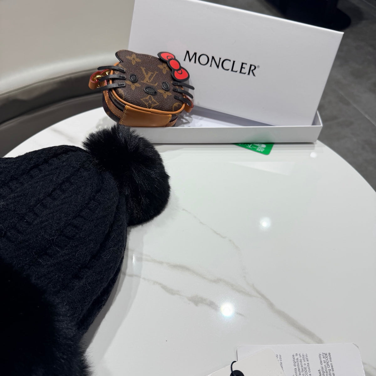 Moncler Plush Earflap Hat - image 6