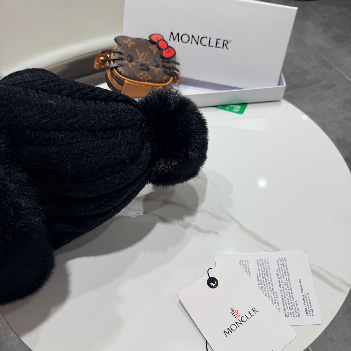 Moncler Plush Earflap Hat - image 8