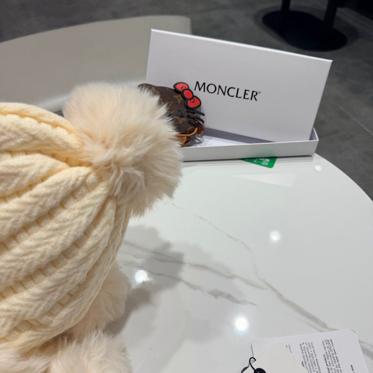 Moncler Plush Earflap Hat - image 6