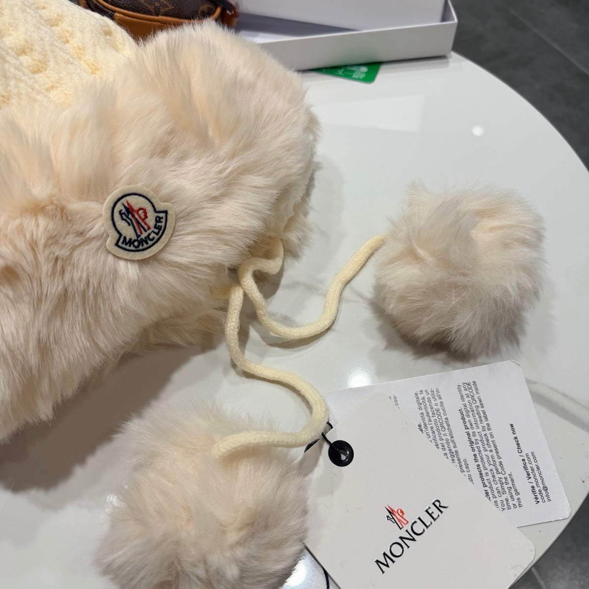 Moncler Plush Earflap Hat - image 4