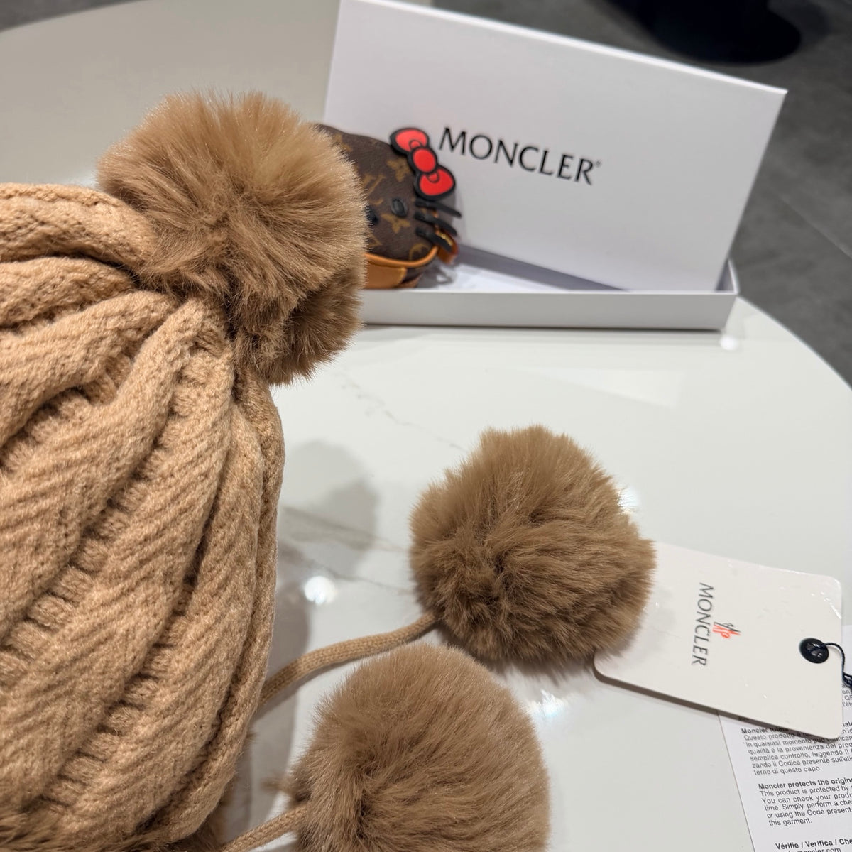 Moncler Plush Earflap Hat - image 4