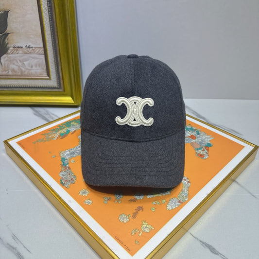 Celine Cashmere Baseball Cap - image 1