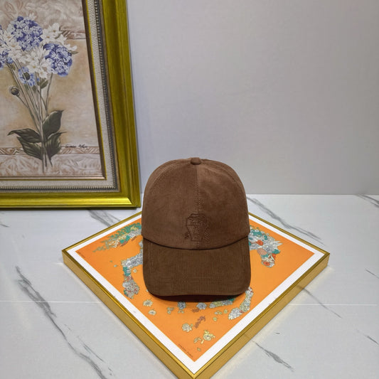 Brunello Cucinelli Corduroy Baseball Cap - image 1