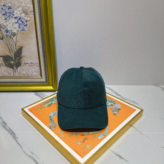 Brunello Cucinelli Corduroy Baseball Cap - image 1