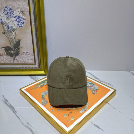 Brunello Cucinelli Corduroy Baseball Cap - image 1