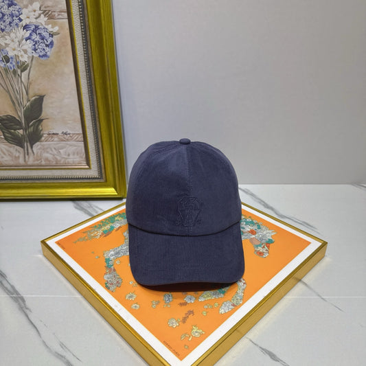 Brunello Cucinelli Corduroy Baseball Cap - image 1