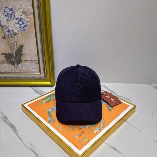 Loro Piana Corduroy Embroidered Baseball Cap - image 1