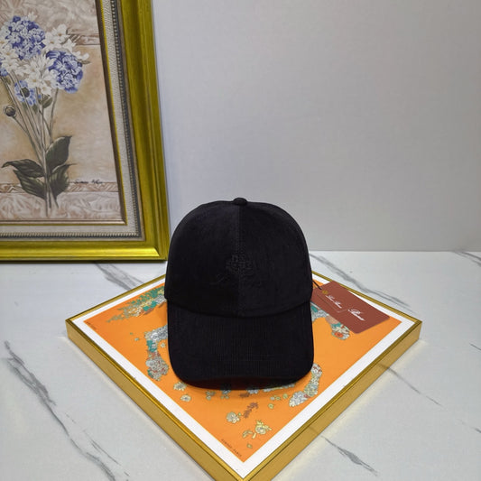 Loro Piana Corduroy Embroidered Baseball Cap - image 1