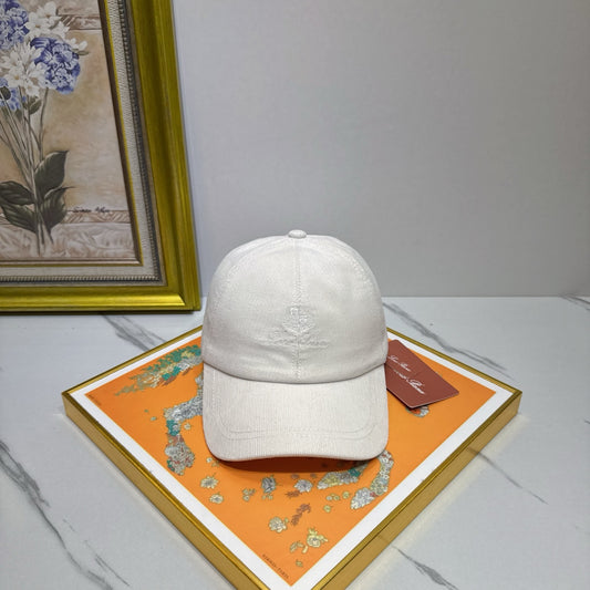 Loro Piana Corduroy Embroidered Baseball Cap - image 1