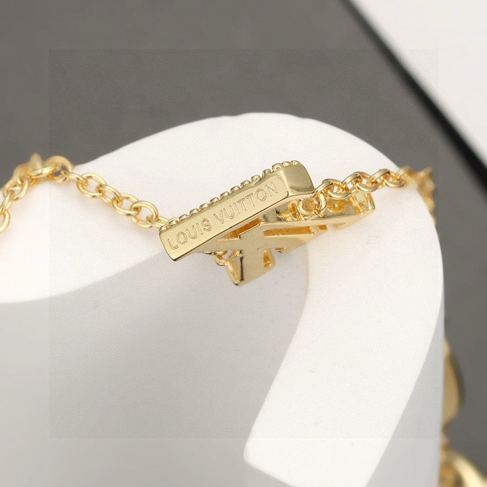 Martin Graham bracelet in polished metal-tone – front product view