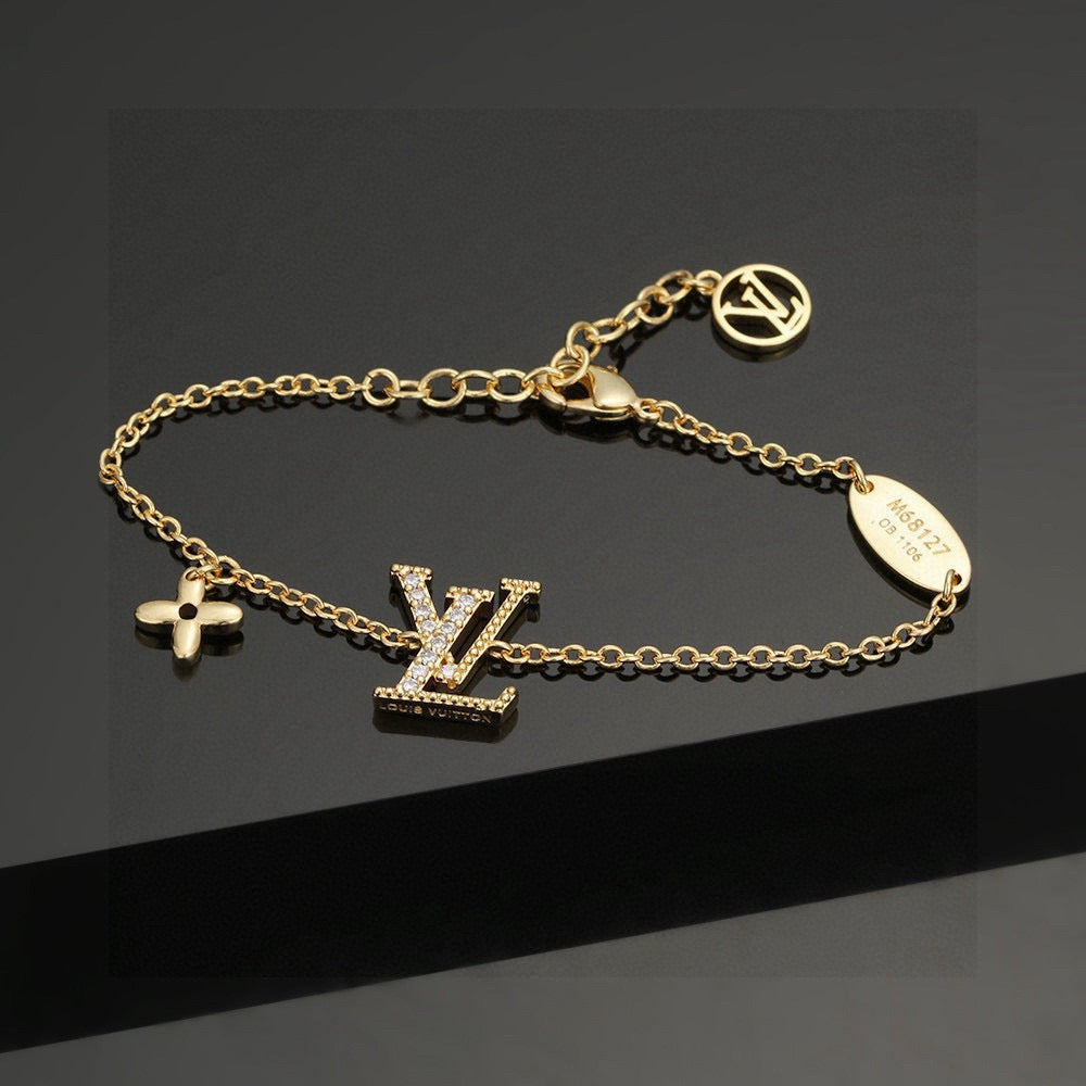 Martin Graham bracelet in polished metal-tone – styled product view