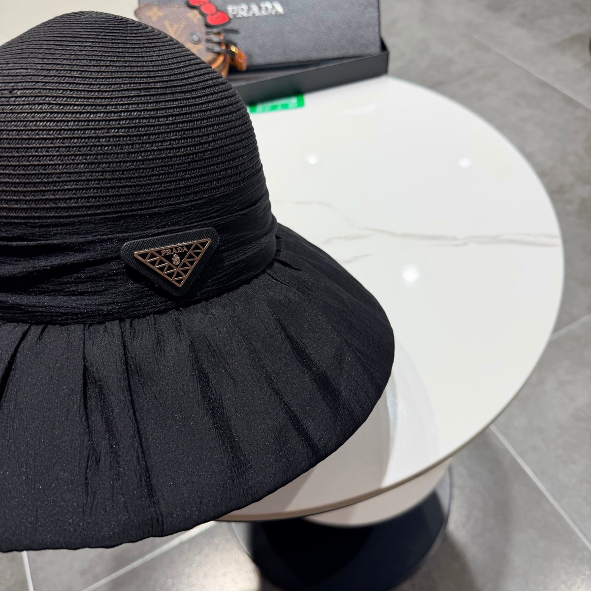 Prada Woven Bucket Hat - image 4
