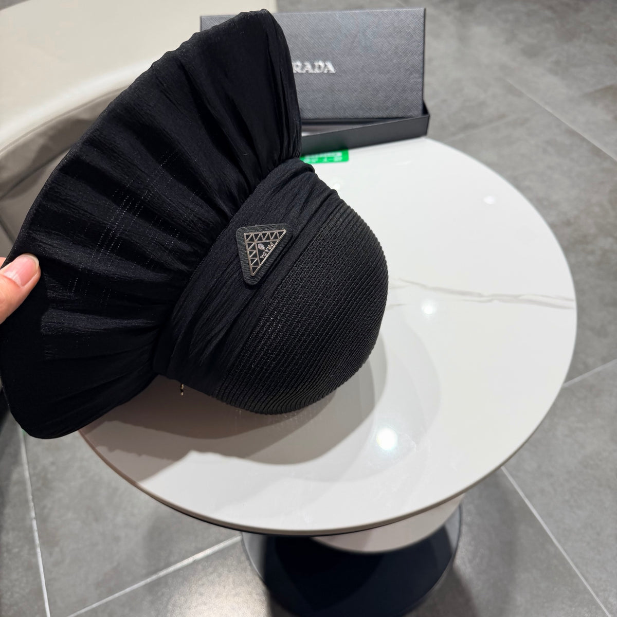 Prada Woven Bucket Hat - image 7