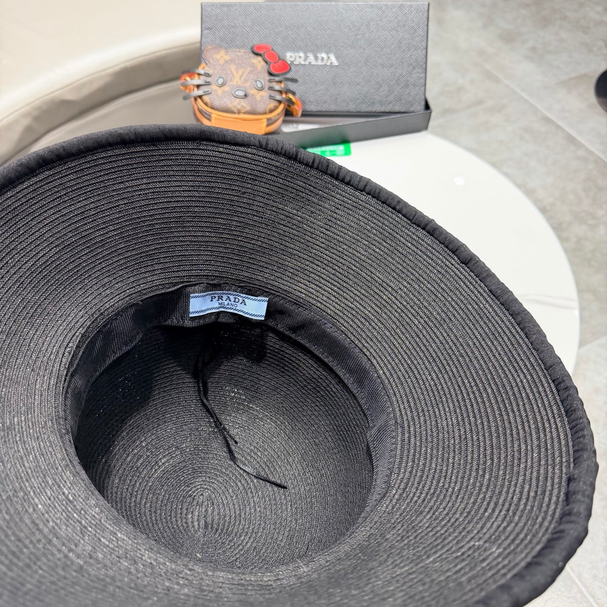 Prada Woven Bucket Hat - image 9