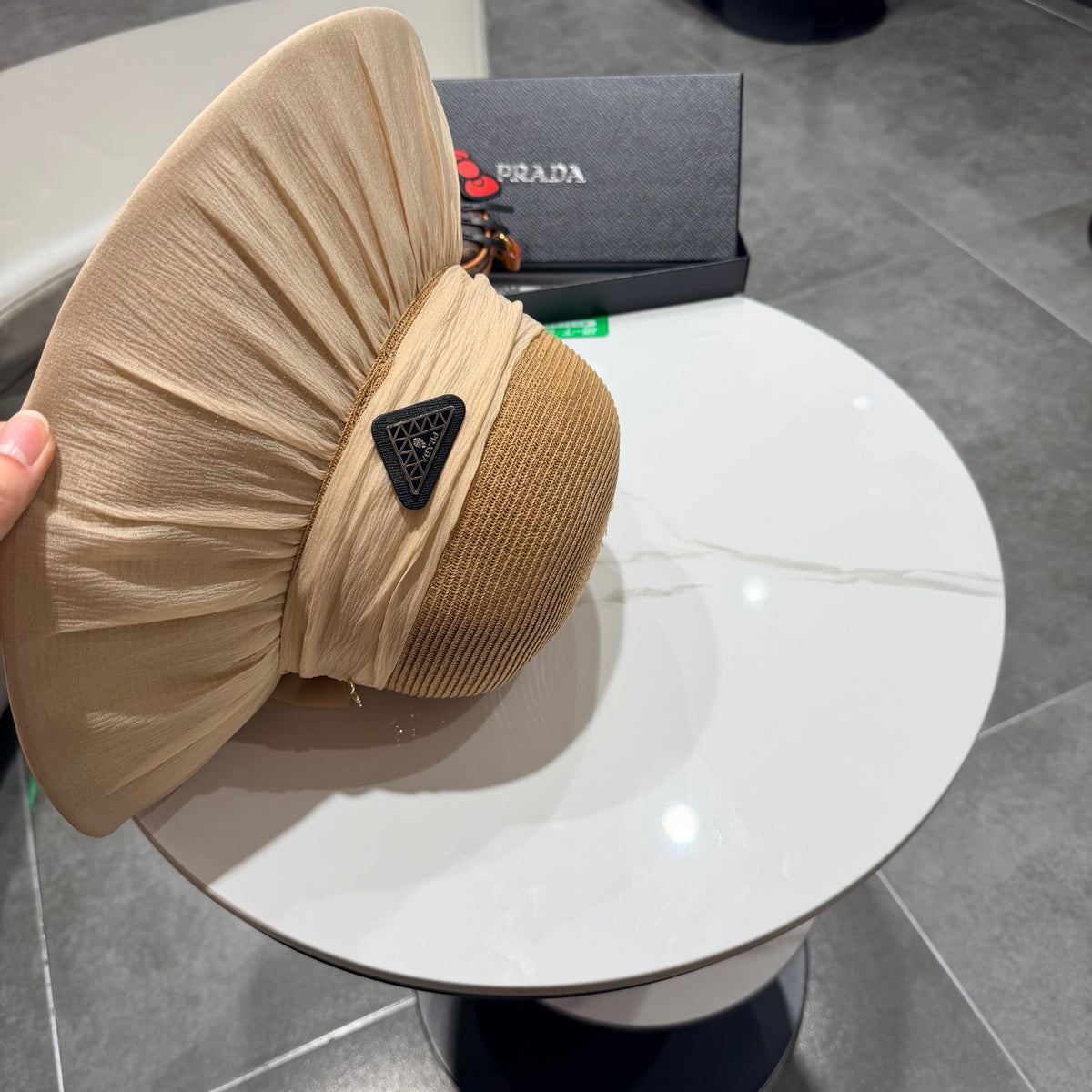Prada Woven Bucket Hat - image 8